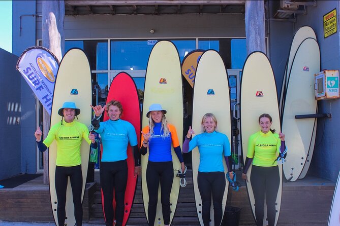 Learn to Surf at Anglesea on the Great Ocean Road - Getting suited up with the right beginner equipment