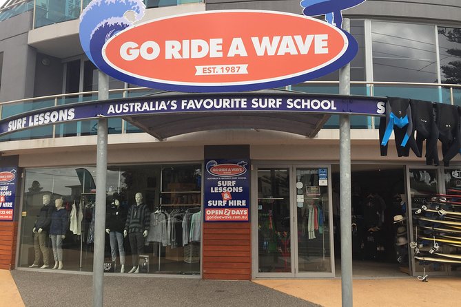Learn to Surf at Torquay on the Great Ocean Road - Returning to shore to learn the stand-up move