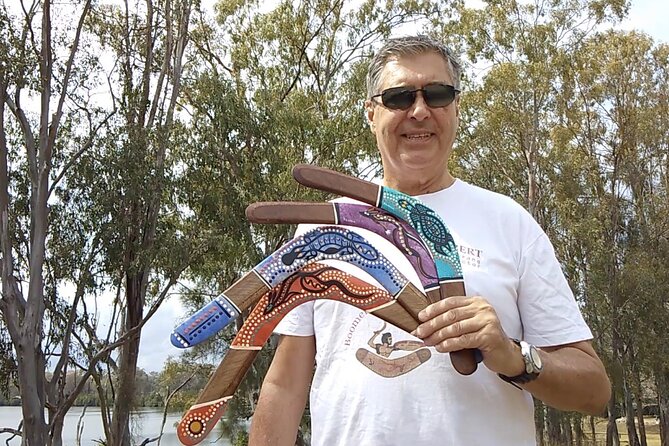 Learn to throw a real Aborignal returning boomerang in Brisbane, Australia - The 15-minute ride from Indooroopilly to the park
