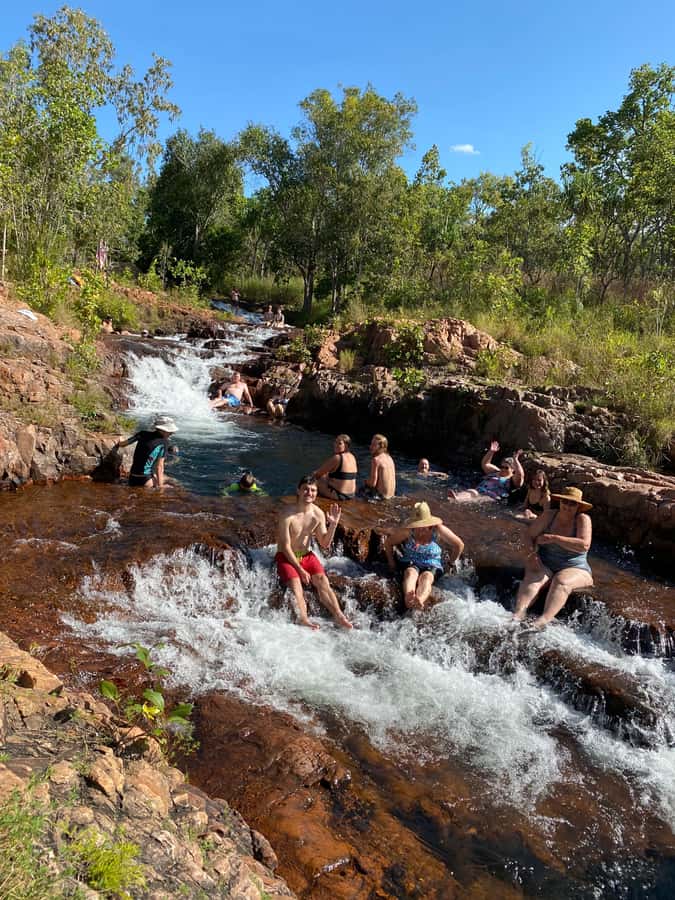 Litchfield VIP Tours, Litchfield National Park, Day Tours, - Wangi Falls combines scenery, swimming, and a short walk