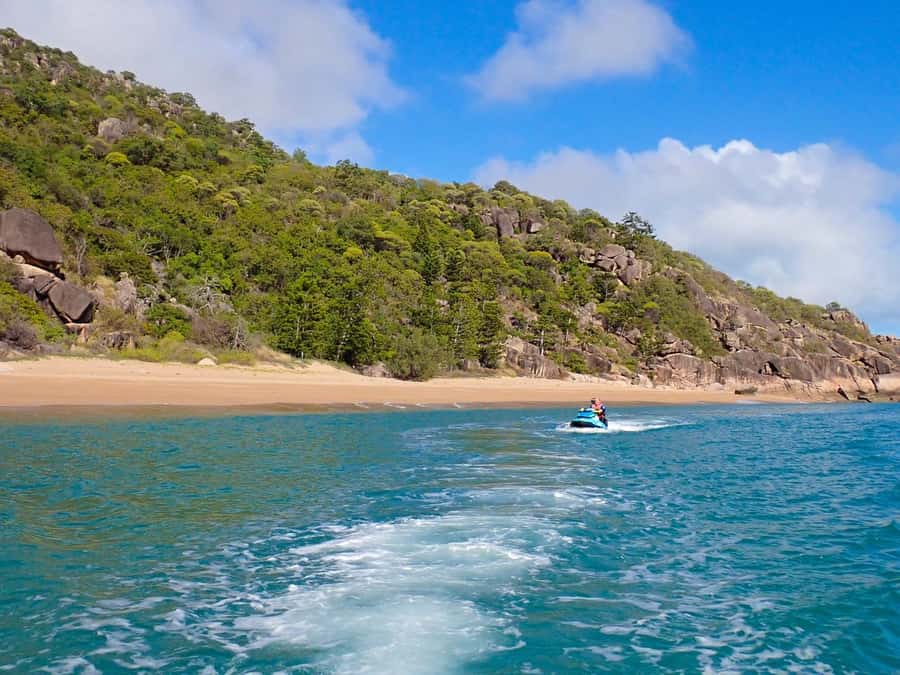 Magnetic Island: 5 Beach Bay Jet Ski Tour - Piloting your own jet ski along North-West Point