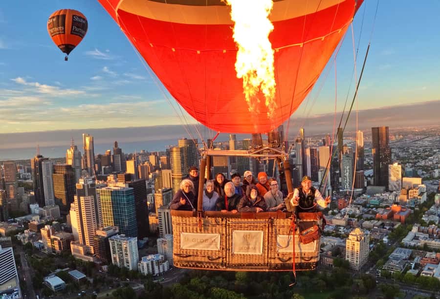 Melbourne: 1-Hour Hot Air Balloon Flight at Sunrise - Helping inflate the balloon before sunrise