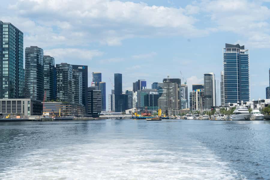 Melbourne City Cruise with Tea, Coffee, and Commentary - The downstream trip: Docklands and Melbourne’s working river