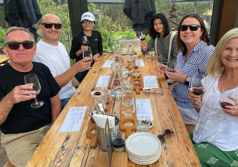 Melbourne/Mornington: Peninsula Hot Springs and Winery Tour - Riding in a 15-person midi-coach