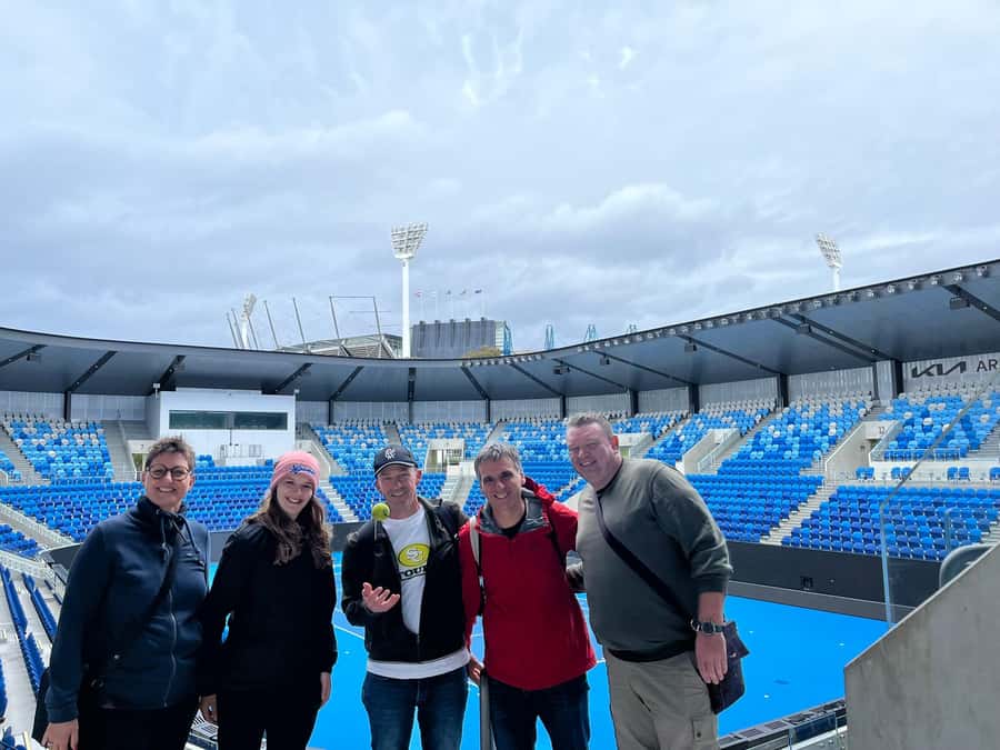 Melbourne Park Tennis Sporting Experience - Entering Melbourne Park, home of the Australian Open