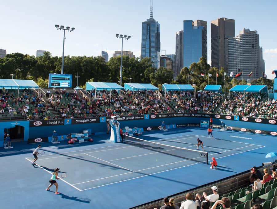 Melbourne Park Tennis Sporting Experience - The blue-court hit: the tour’s best moment