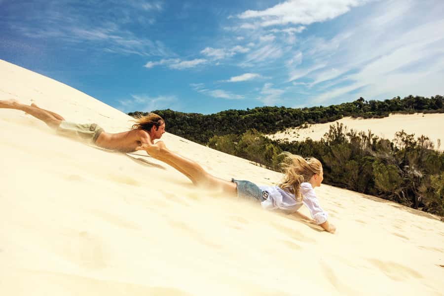 Moreton Island: Desert Safari Tour & Dolphin Viewing - The bumpy ride to the Tangalooma Desert