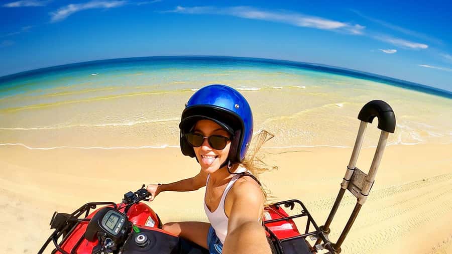 Moreton Island: Tangalooma Day Trip with ATV Quad Bike Tour - Key points at a glance