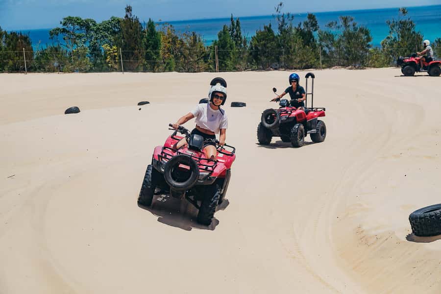 Moreton Island: Tangalooma Day Trip with ATV Quad Bike Tour - A Moreton Island day built around one good ride