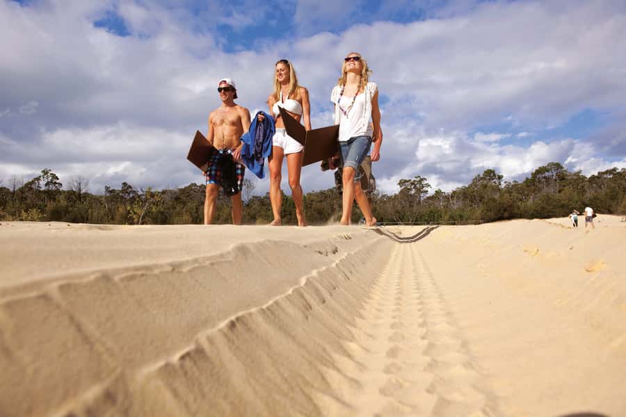 Moreton Island: Tangalooma Desert Safari and Dolphin Feeding - A full Moreton Island day for $162
