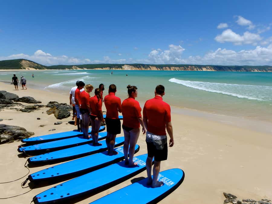 Noosa: Epic Learn to Surf Safari 4x4 - Double Island Point - What is included for the $107 price