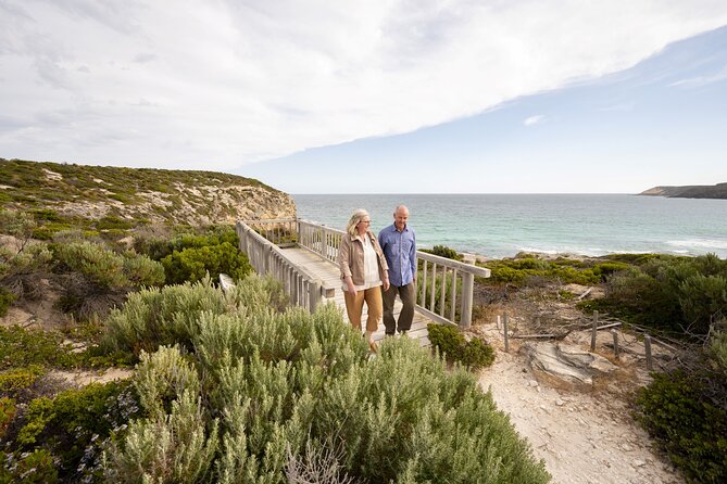 One Day Kangaroo Island Sip & See tour with return ferry transfers from Adelaide - False Cape Wines finishes the day with a tasting