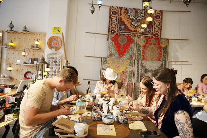 Paint and Sip Classes Brisbane: Ceramic Plates & Bowls - What Happens at 826 Ann Street