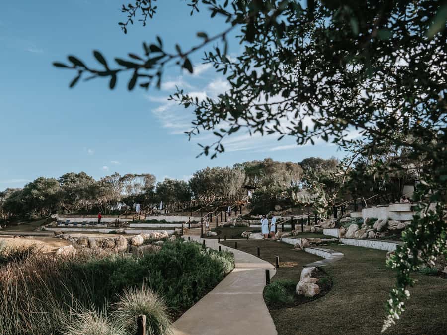 Peninsula Hot Springs: Entry Ticket with Bath House - Finding the Hilltop pool and the best views