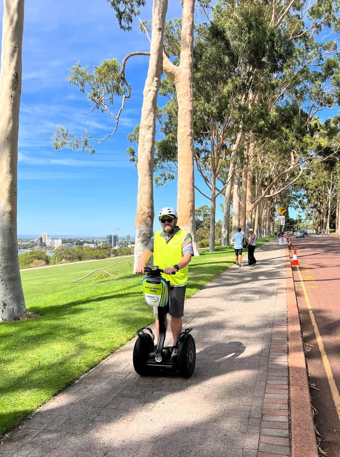 Perth Segway 1.5 Hour Kings Park Tour - Returning through Perth’s streets