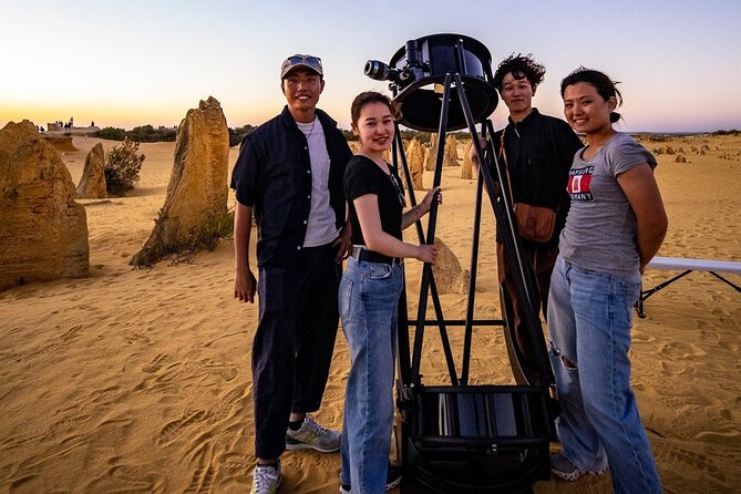 Pinnacles Desert Sunset Dinner and Stargazing Tour - Lancelin Sand Dunes: the playful first stop