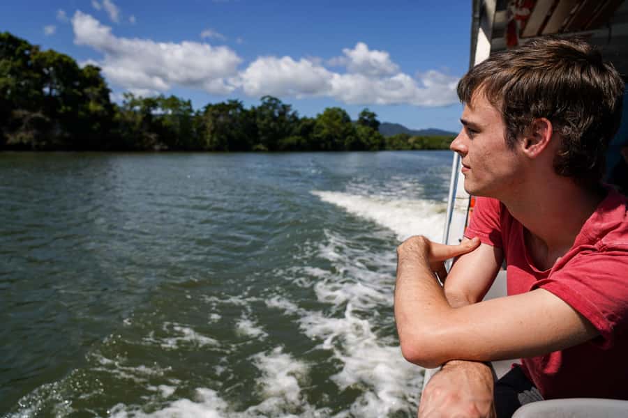 Port Douglas: Morning Daintree Tour w/ Wildlife Cruise - Swimming in the rainforest stream
