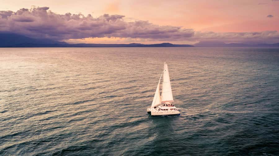 Port Douglas: Sunset Sailing Cruise on Luxury Catamaran - Canapes, drinks, and onboard service