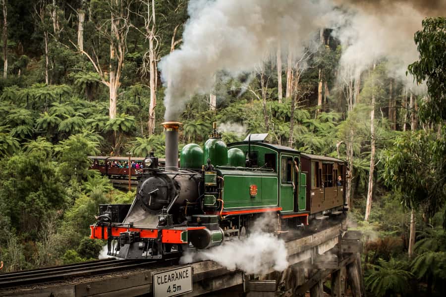 Puffing Billy Railway: Heritage Steam Train Journey - Riding a 1900 Steam Railway Through the Dandenong Ranges