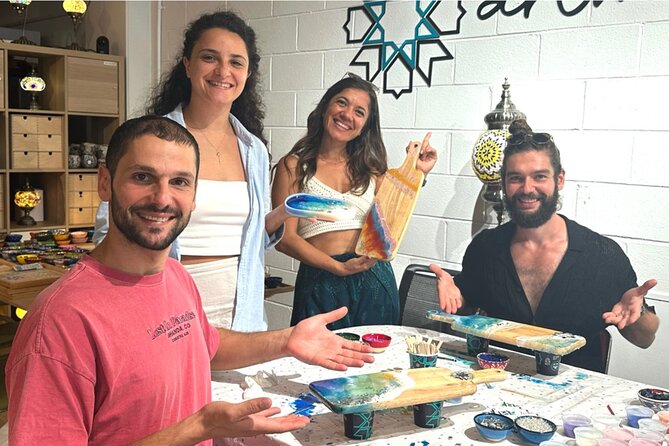 Resin Art Classes Brisbane: Cheeseboards & Coasters - Why the small group matters