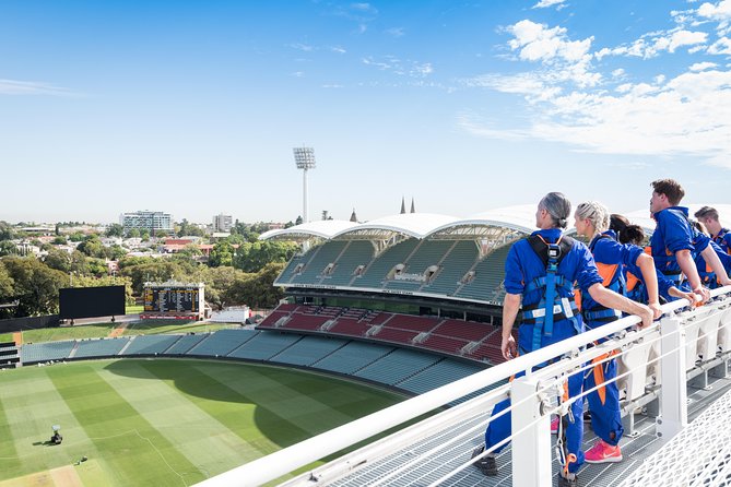 RoofClimb Adelaide Oval Experience - Walking across the Western Stand roof