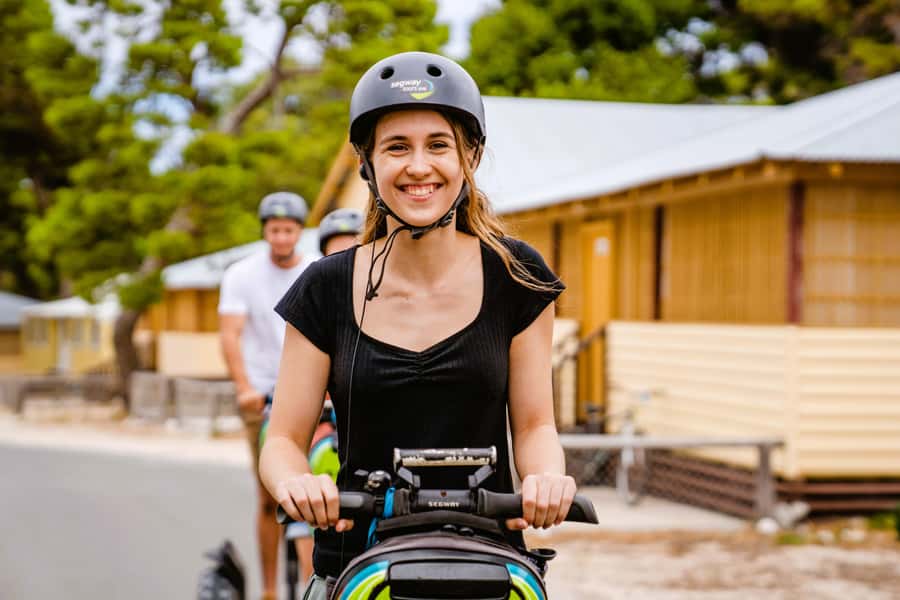 Rottnest Island Segway 1-Hour Settlement Tour - Bathurst Lighthouse and the turquoise water