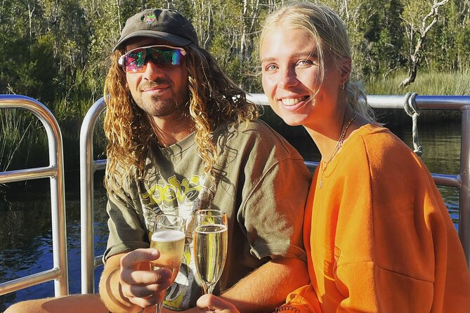 Serenity Cruise to Australia's Everglades - A drink while the light changes