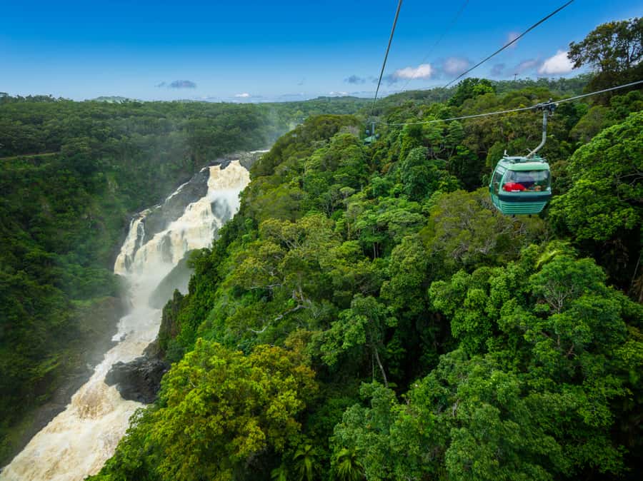 Skyrail Rainforest Cableway Round-Trip Experience - Arriving at Kuranda