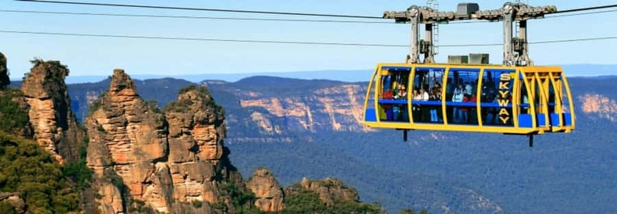 Small Group Blue Mountains, Wildlife & Scenic World Day Tour - Gordon Falls and the first Blue Mountains views