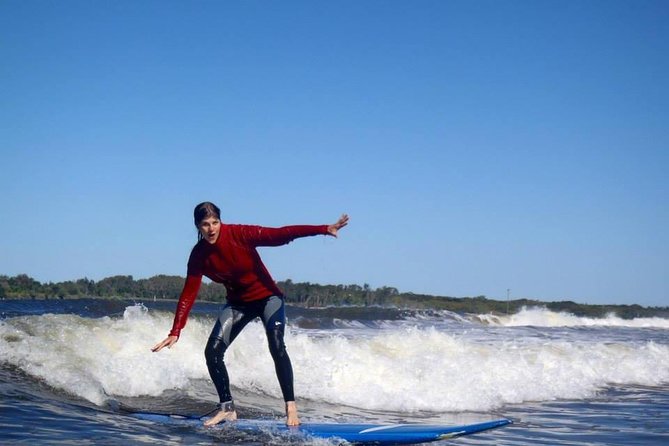 Small-Group Surfing Lessons in Byron Bay - Learning on the beach before entering the water