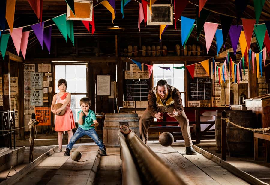 Sovereign Hill: Museum General Admission Ticket - Gold panning in the diggings creek
