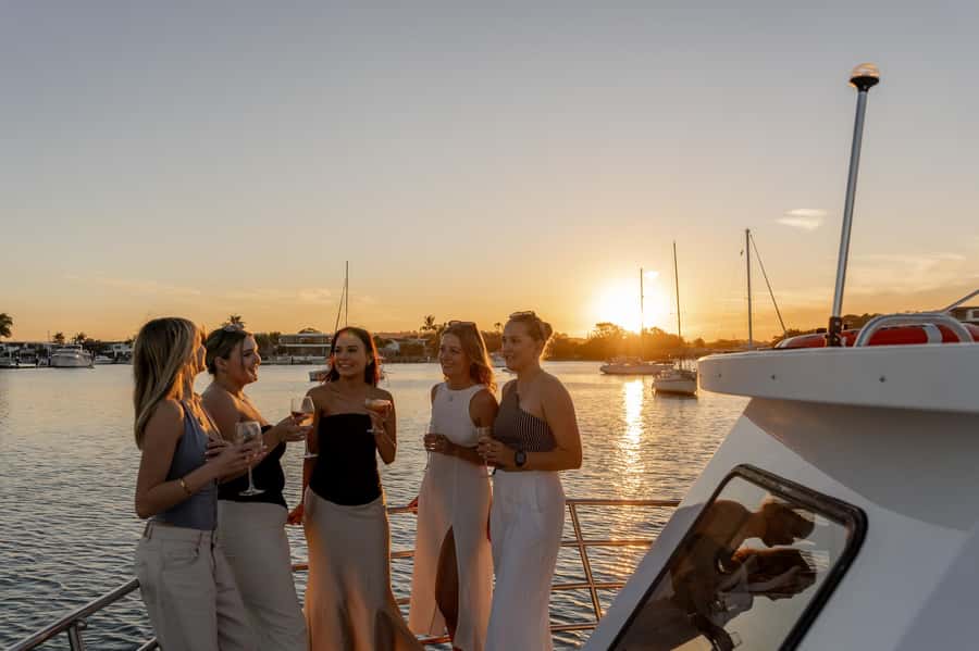 Sunshine Coast: Mooloolaba River Sunset Cruise - The route from river mouth to Minyama canals