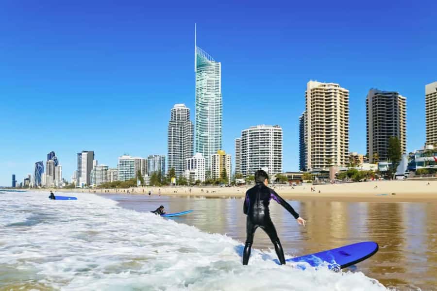 Surfers Paradise: 2 Hour Surf Experience on the Gold Coast - Waist-deep water and your first rides