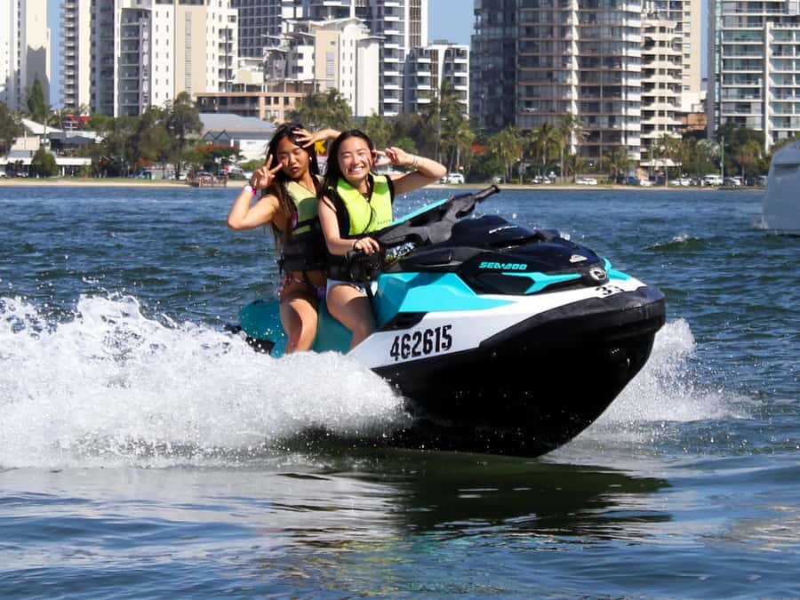 Surfers Paradise: 30-Minute Jet Ski Tour - Mangrove passages, island beaches, and the Broadwater