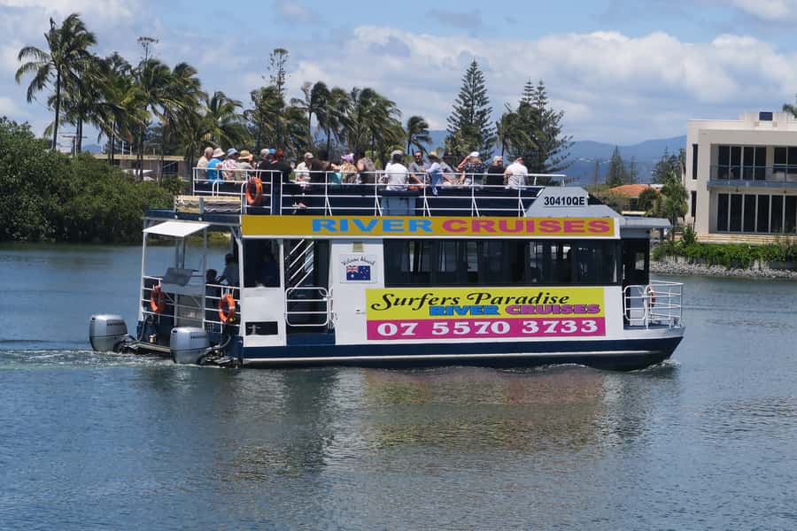 Surfers Paradise: Gold Coast Afternoon River Cruise - Marina Mirage and Palazzo Versace from the Broadwater