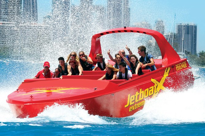 Surfers Paradise, Gold Coast Jet Boat Ride: 55 Minutes - The stunts: slides, spins, and beach runs
