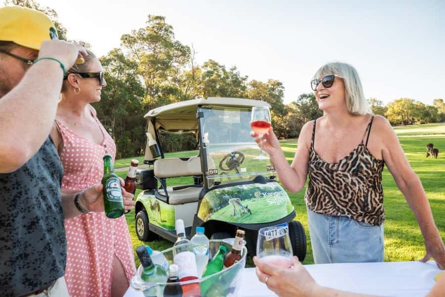 Swan Valley: Golf Cart Kangaroo Safari w/ Mini Golf & Drink - What the golf cart safari feels like