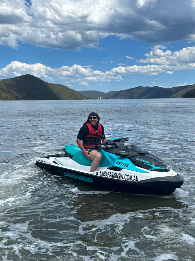 Sydney: 1 hour Jet Ski Safari - Learning the controls before the river run