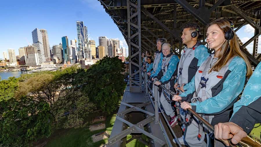 Sydney: Guided Daytime Summit Climb of Sydney Harbour Bridge - A gradual climb along the upper arch