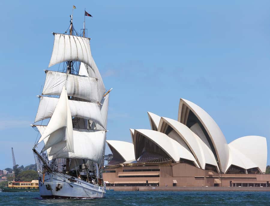 Sydney: Harbor Sunset Cruise with Dinner - Why a timber sailing ship changes the harbor view