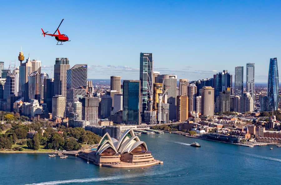Sydney Harbour: 20 Minute Private Helicopter Flight for 2 - The Harbour Bridge and Opera House from above
