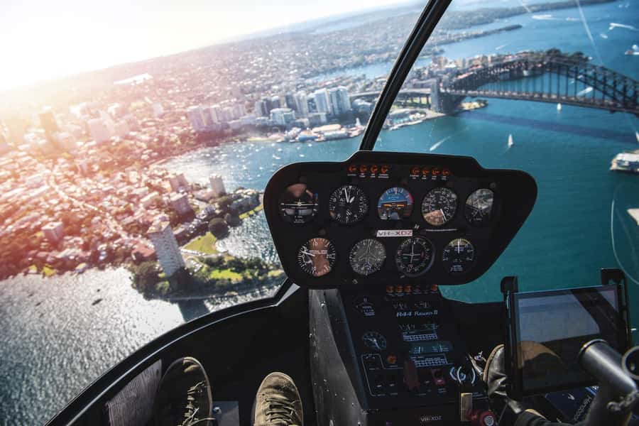 Sydney Harbour: 20 Minute Private Helicopter Flight for 2 - Starting at Sydney Airport