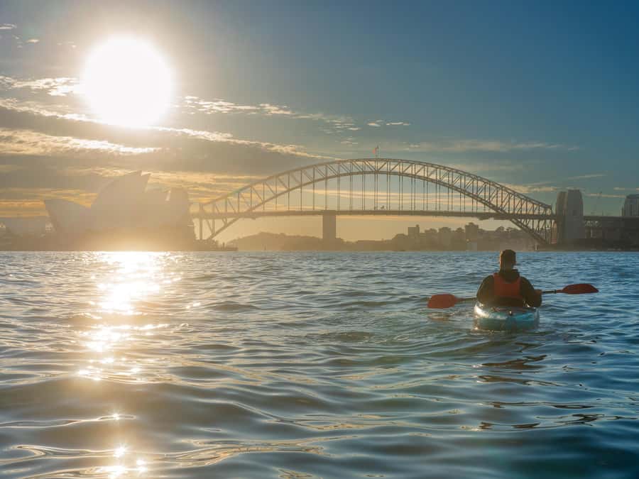 Sydney: Harbour Sunrise Kayak Tour - Seeing the Opera House from a kayak
