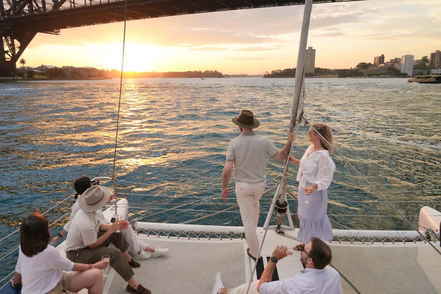Sydney Harbour: Sunset Catamaran Cruise - The catamaran route, from Opera House to Darling Harbour