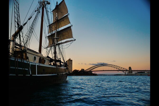 Sydney Harbour Tall Ship Twilight Dinner Cruise - Dinner on a Moving Deck