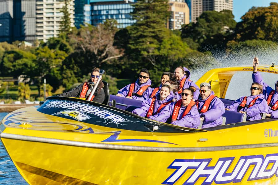 Sydney Harbour: Thunder Thrill Jet Boat Ride - Sydney Harbour sights seen at speed
