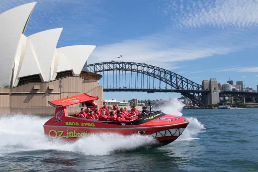 Sydney: Jet Boat Adventure Ride from Circular Quay - The water spray is part of the ticket