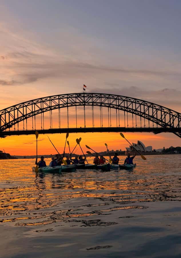 Sydney Sunrise Kayak Tour on Sydney Harbour - The Opera House in the morning light