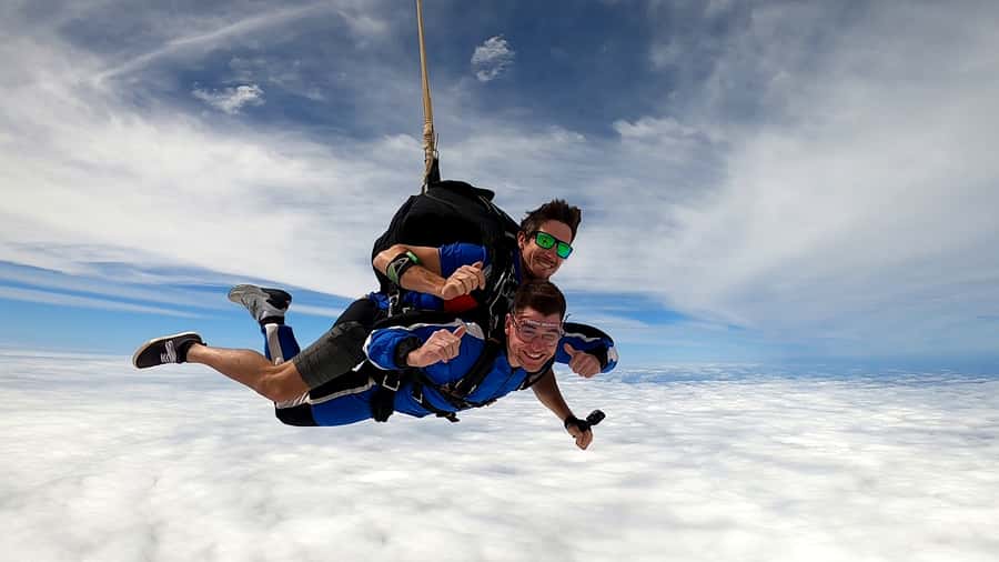 Sydney: Tandem Skydive with Optional Transfers - Check-in, flight number, and the first nerves