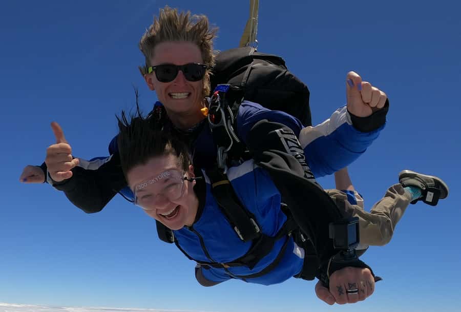 Sydney: Tandem Skydive with Optional Transfers - The safety briefing and equipment fitting